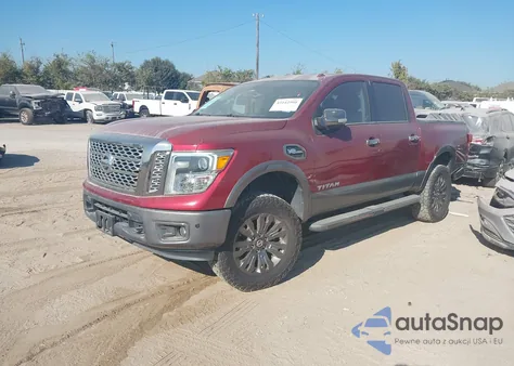 2017 Nissan Titan Platinum Reserve z USA, uszkodzony, nr VIN 1N6AA1E52HN502399